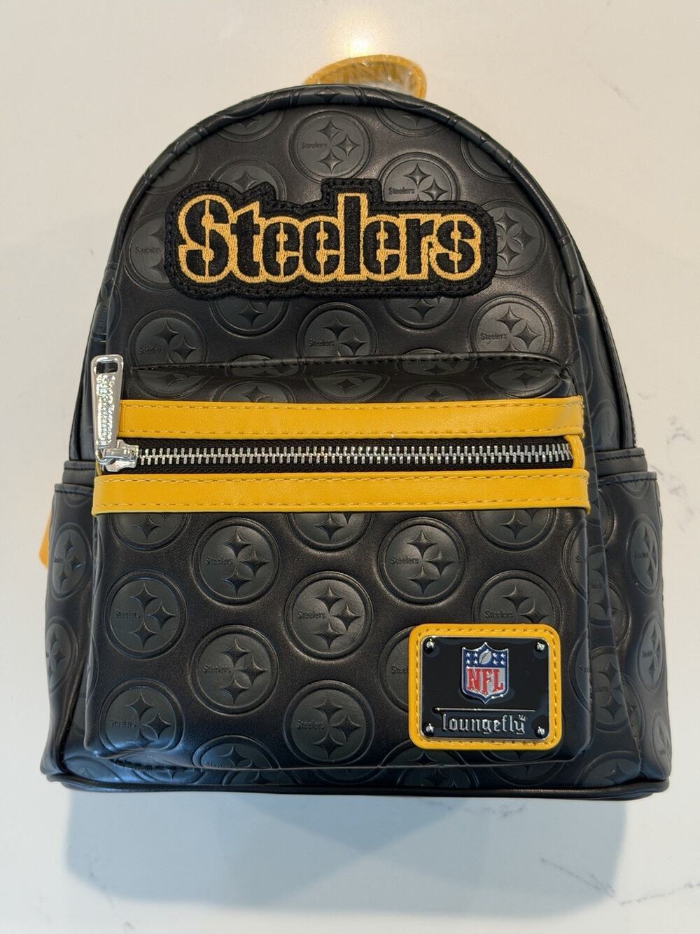 Loungefly NFL Football Pittsburgh Steelers Mini Backpack Handbag Tote